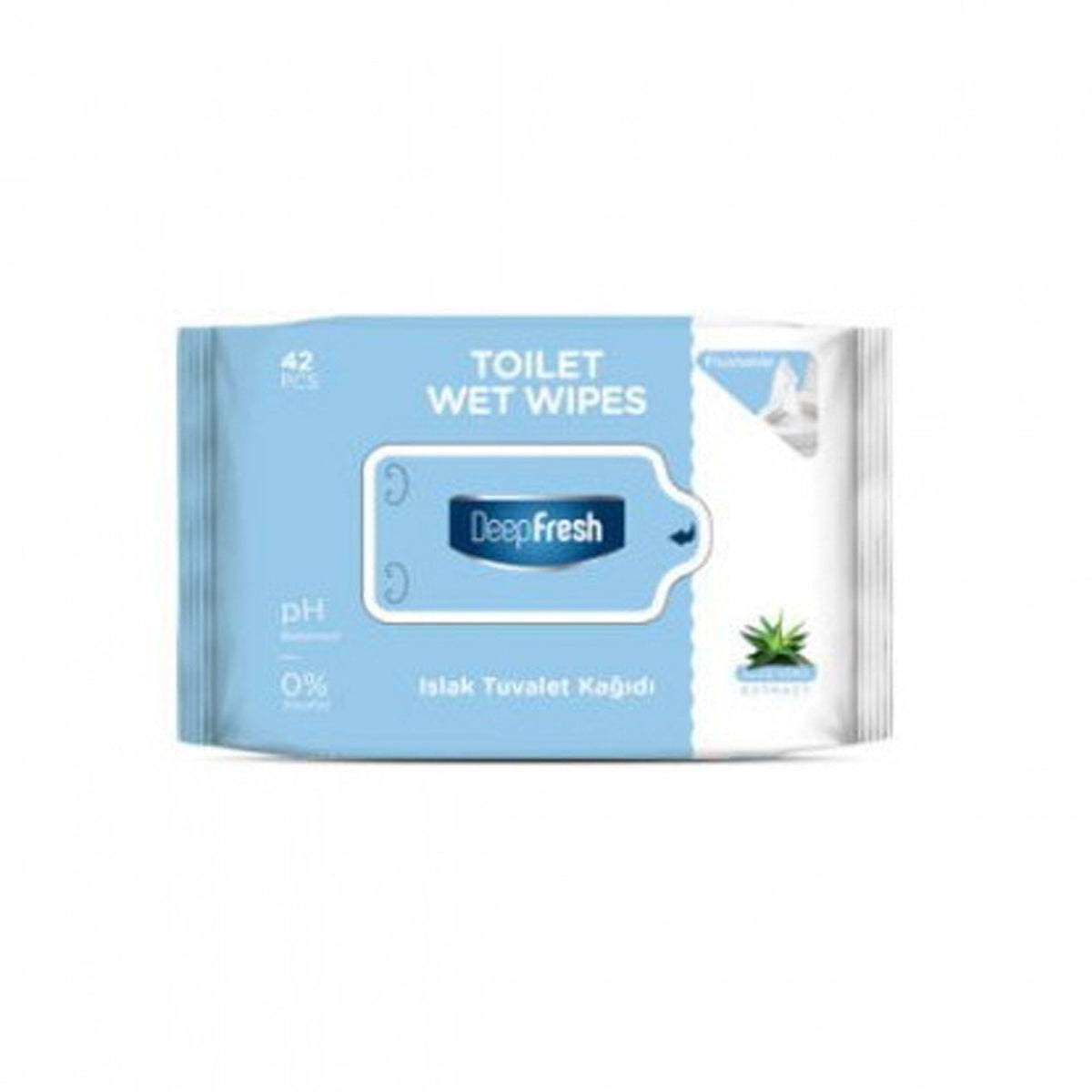 DeepFresh vlhčený toaletný papier 42ks Aloe vera