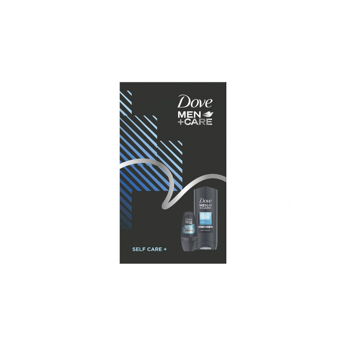 Dove Darčeková sada Men Clean Comfort (Sprchový gél 250ml + Roll on 50ml)