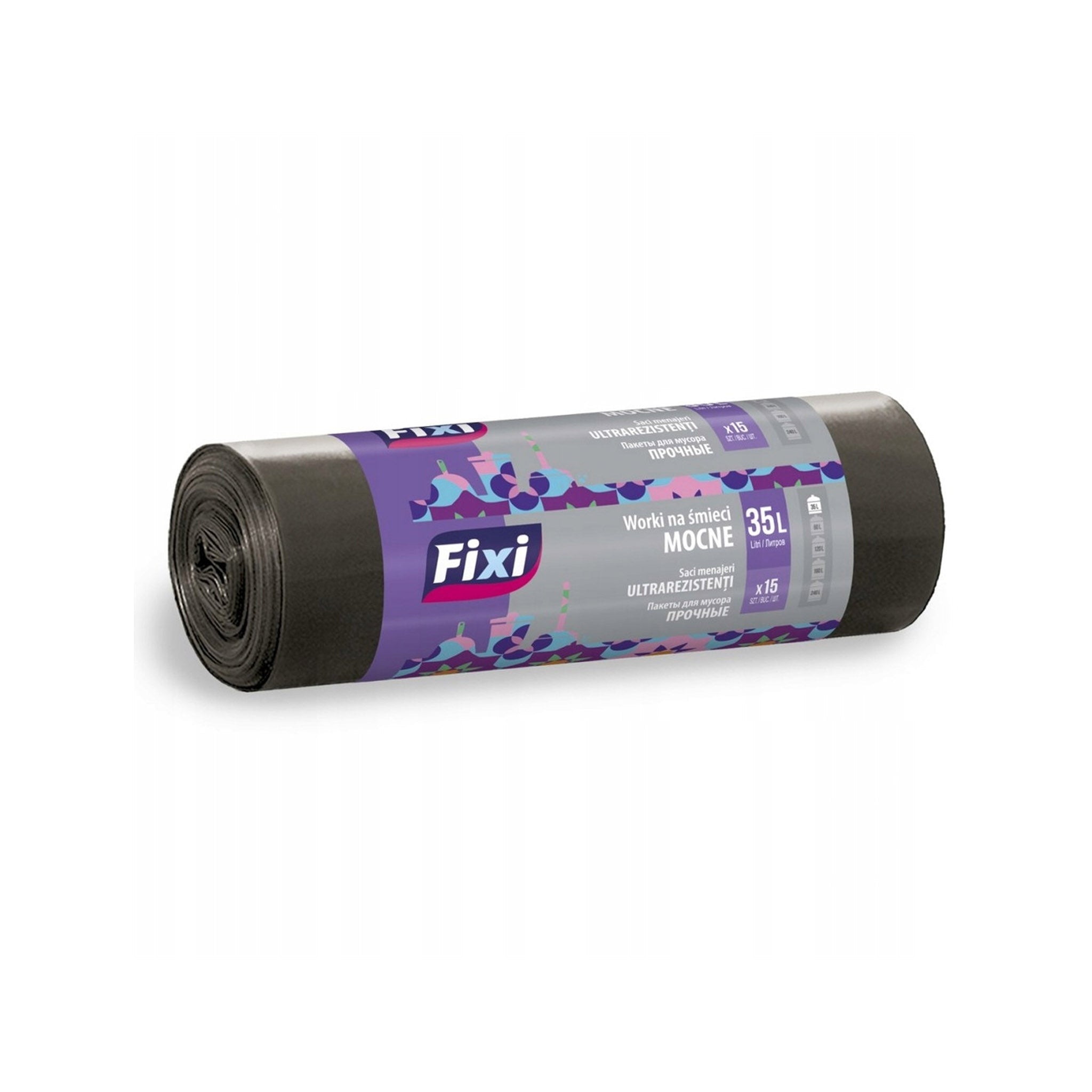 Fixi Vrecia na odpad silné 35L/15ks
