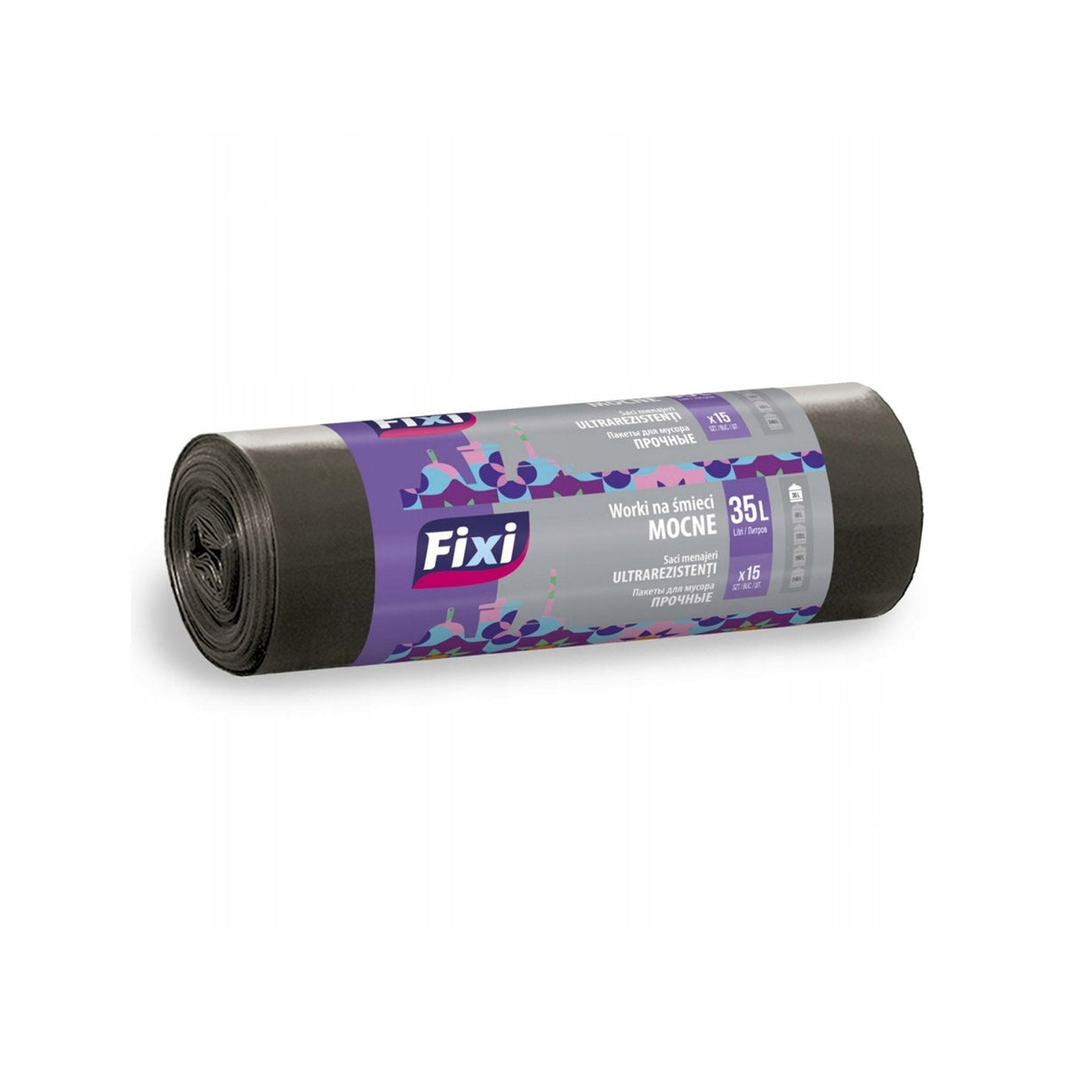 Fixi Vrecia na odpad silné 35L/15ks