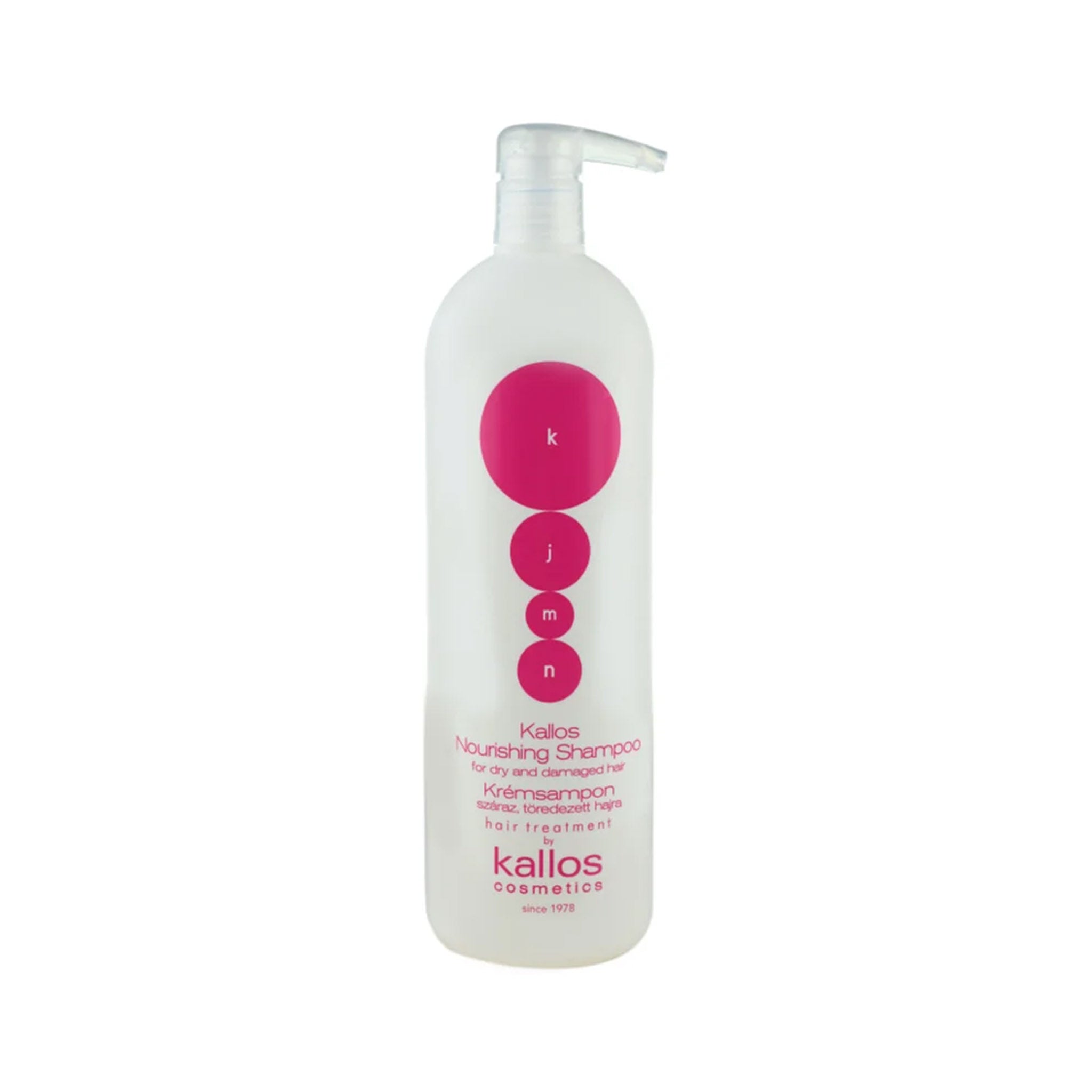 Kallos 0209 KJMN Šampón na suché a poškodené vlasy NOURISHING 1000ml