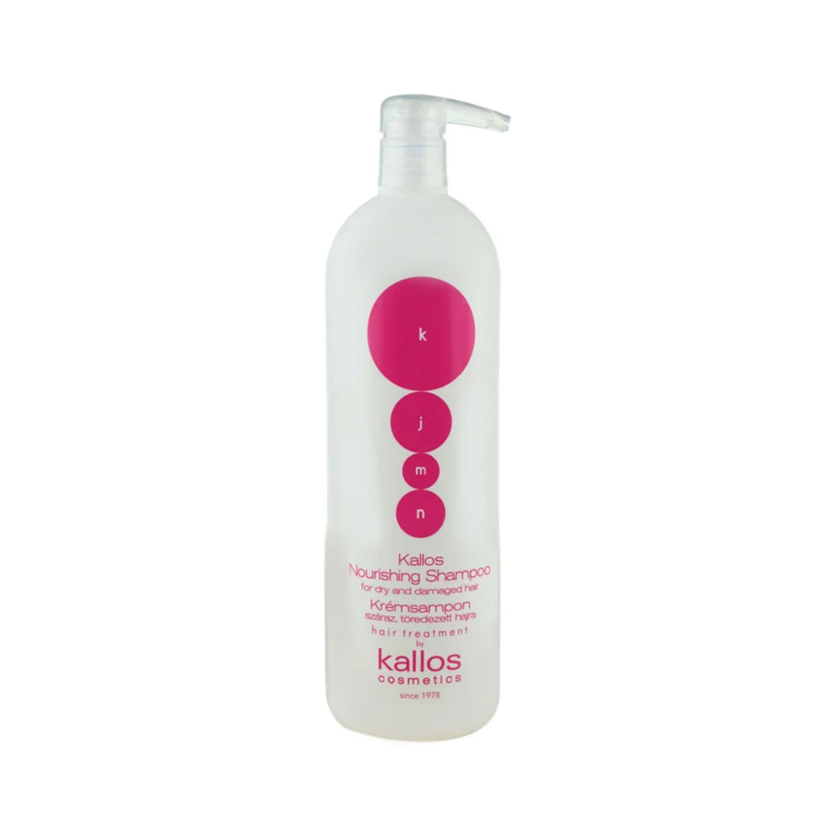 Kallos 0209 KJMN Šampón na suché a poškodené vlasy NOURISHING 1000ml