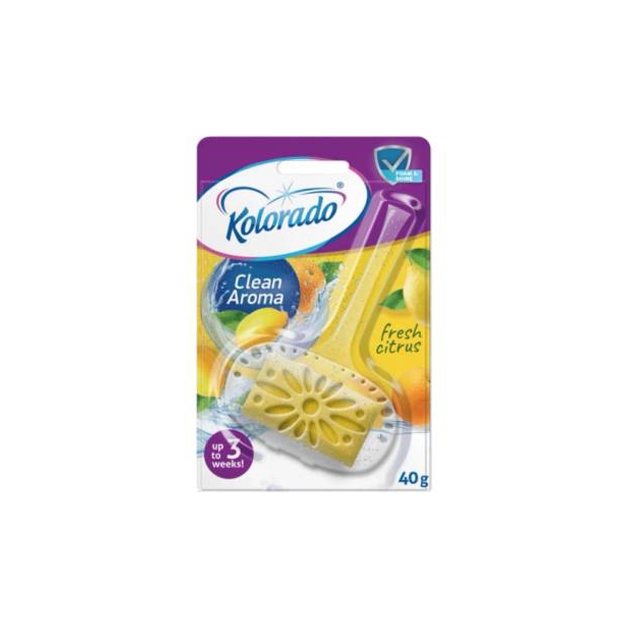 Kolorado WC blok Clean Aroma Čerstvý Citrus 40g
