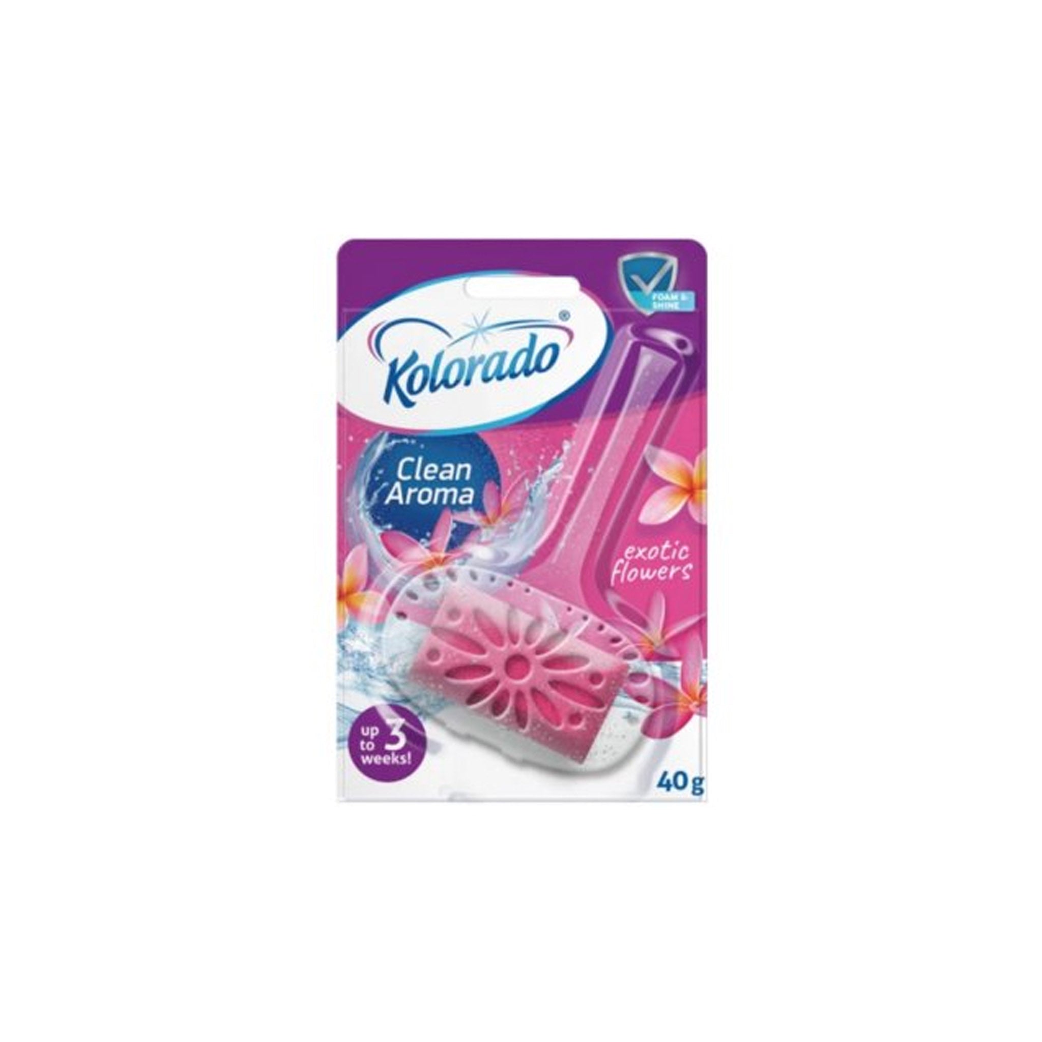 Kolorado WC blok Clean Aroma Exotické kvety 40g