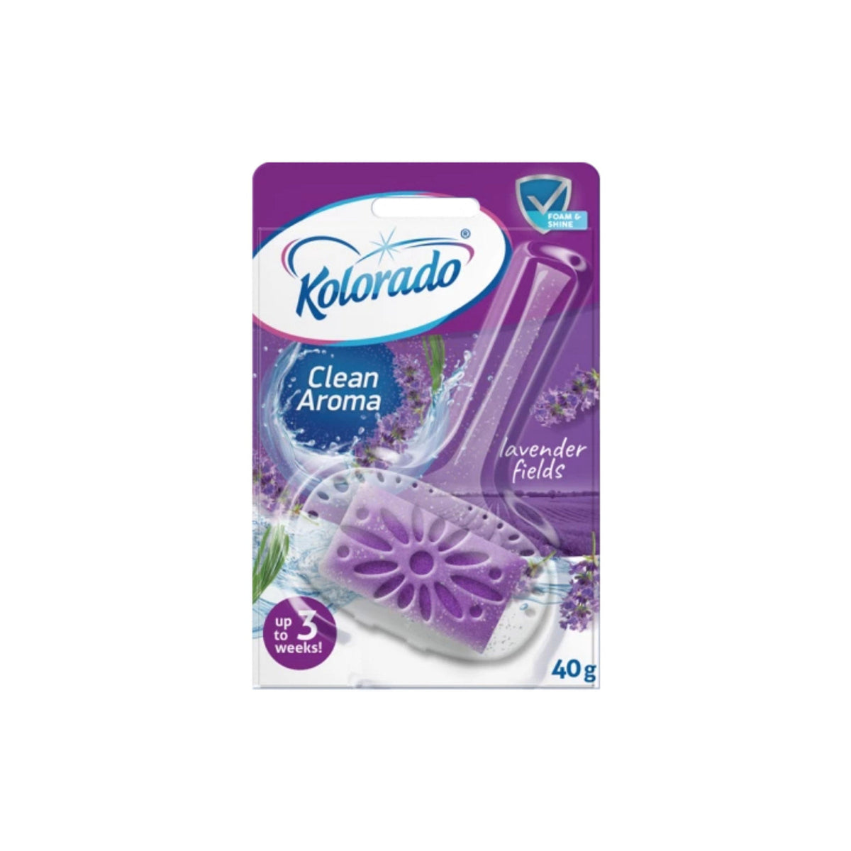 Kolorado WC blok Clean Aroma Levandula 40g