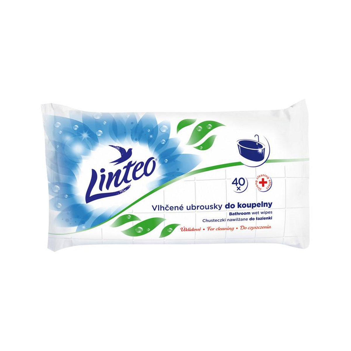 Linteo Vlhčené ubrousky do kúpelne