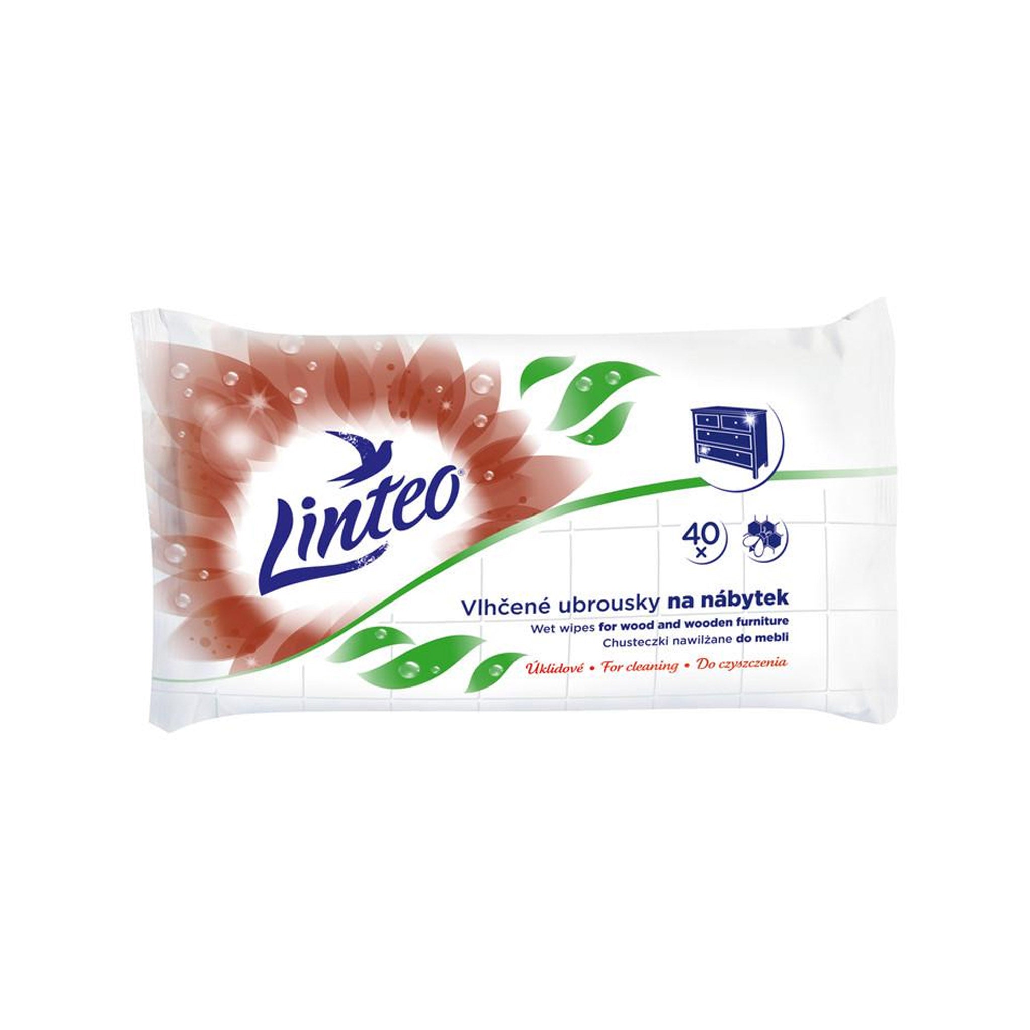 Linteo Vlhčené ubrousky na nábytok