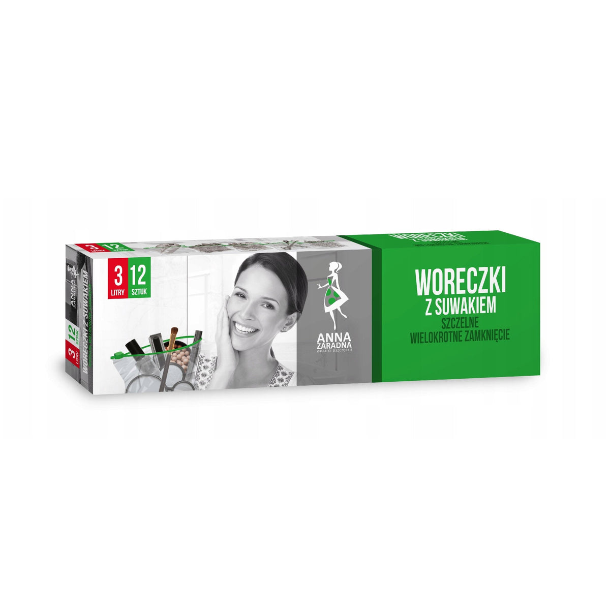 AZ Sáčky so zipsom 3L/12ks