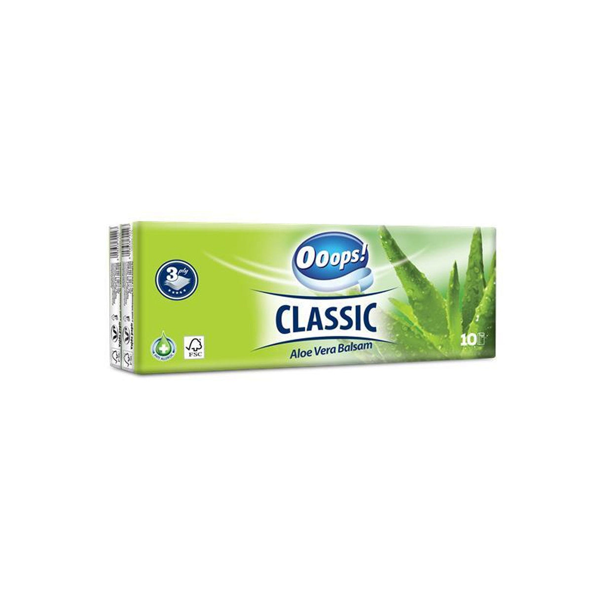 Ooops! Vreckovky Classic Aloe Vera Balsam 10x10/3vrstv.