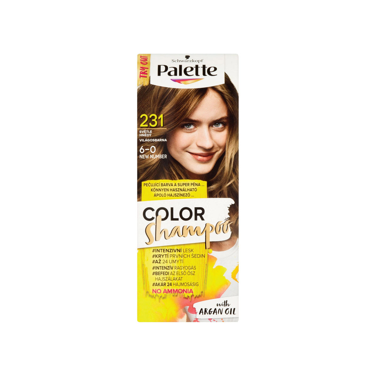 Palette Schwarzkopf šampón na vlasy 231 6-0