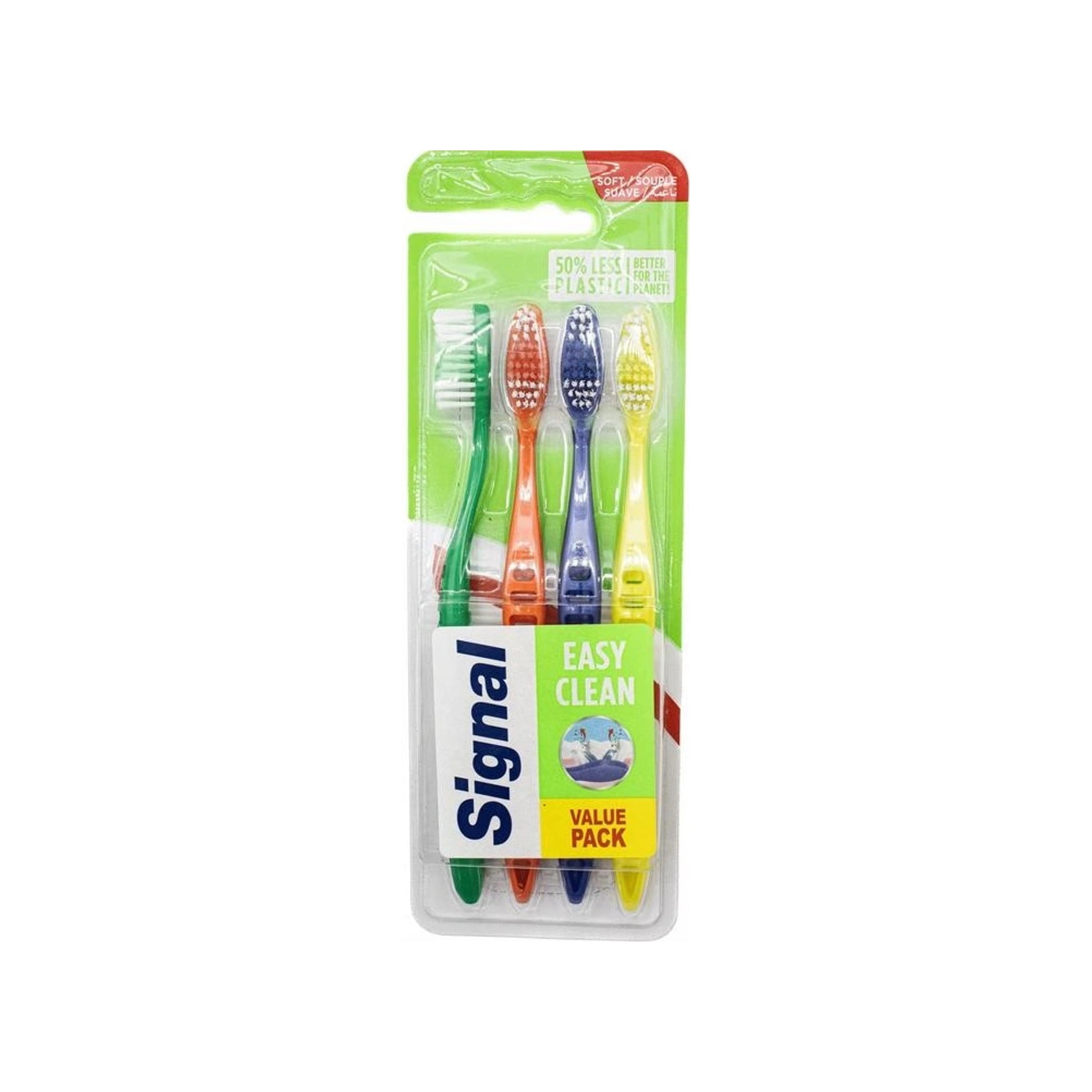 Signal zubná kefka Easy Clean 4ks