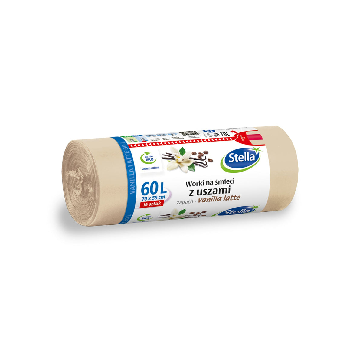 Stella vrecia na odpad s ušami 35L Vanilla latte