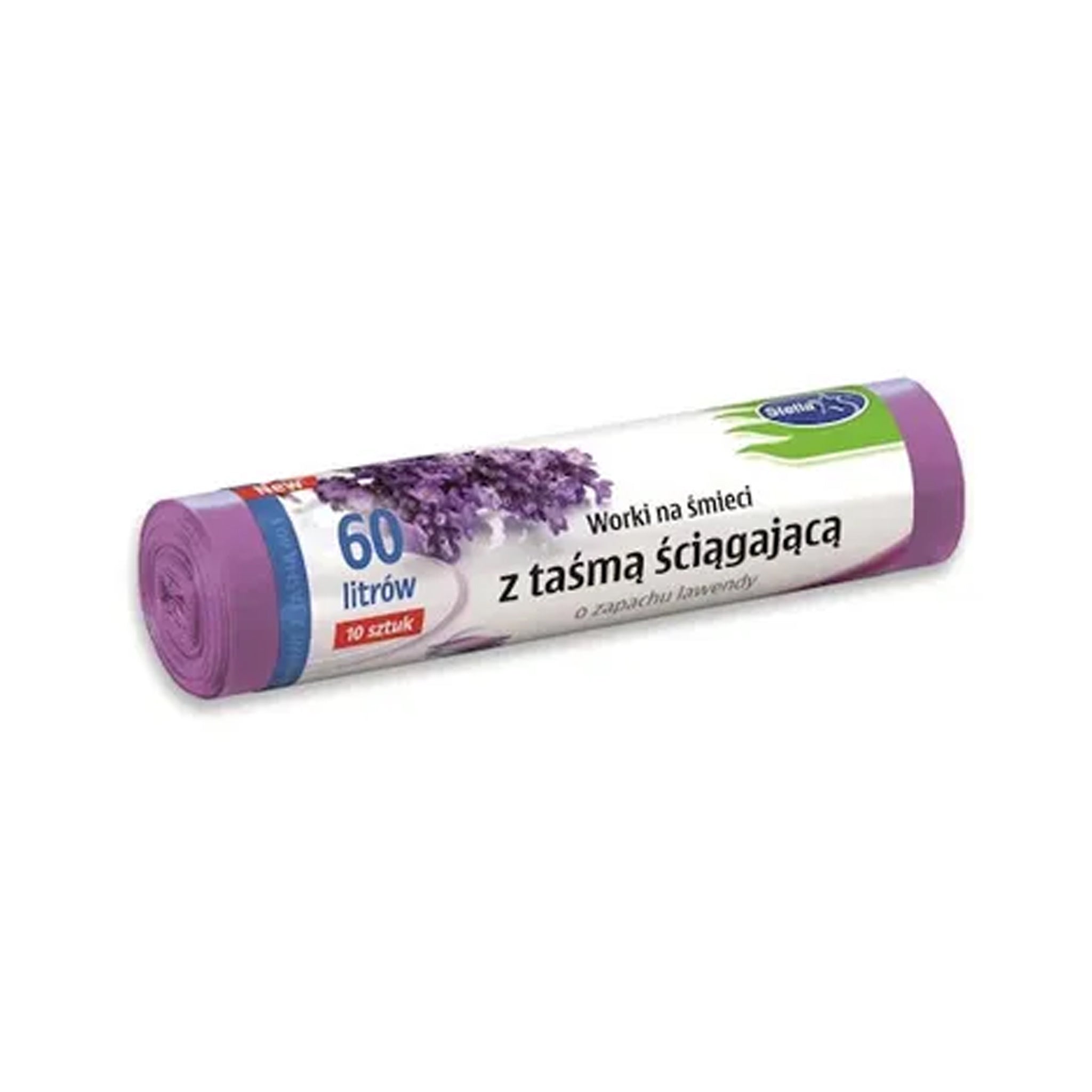 Stella vrecia na odpad s ušami 60L Levandulová