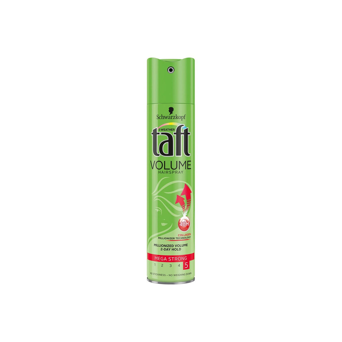 Taft lak na vlasy 250 ml Mega strong and volume effect
