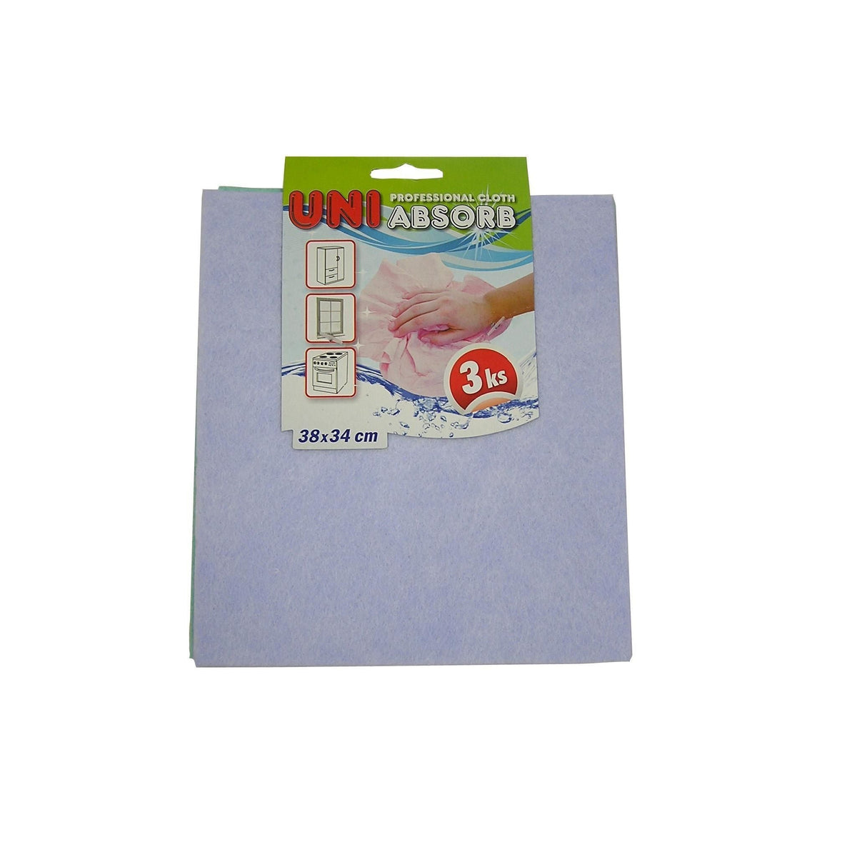 Utierka uni absorb 38x34cm 3ks/bal