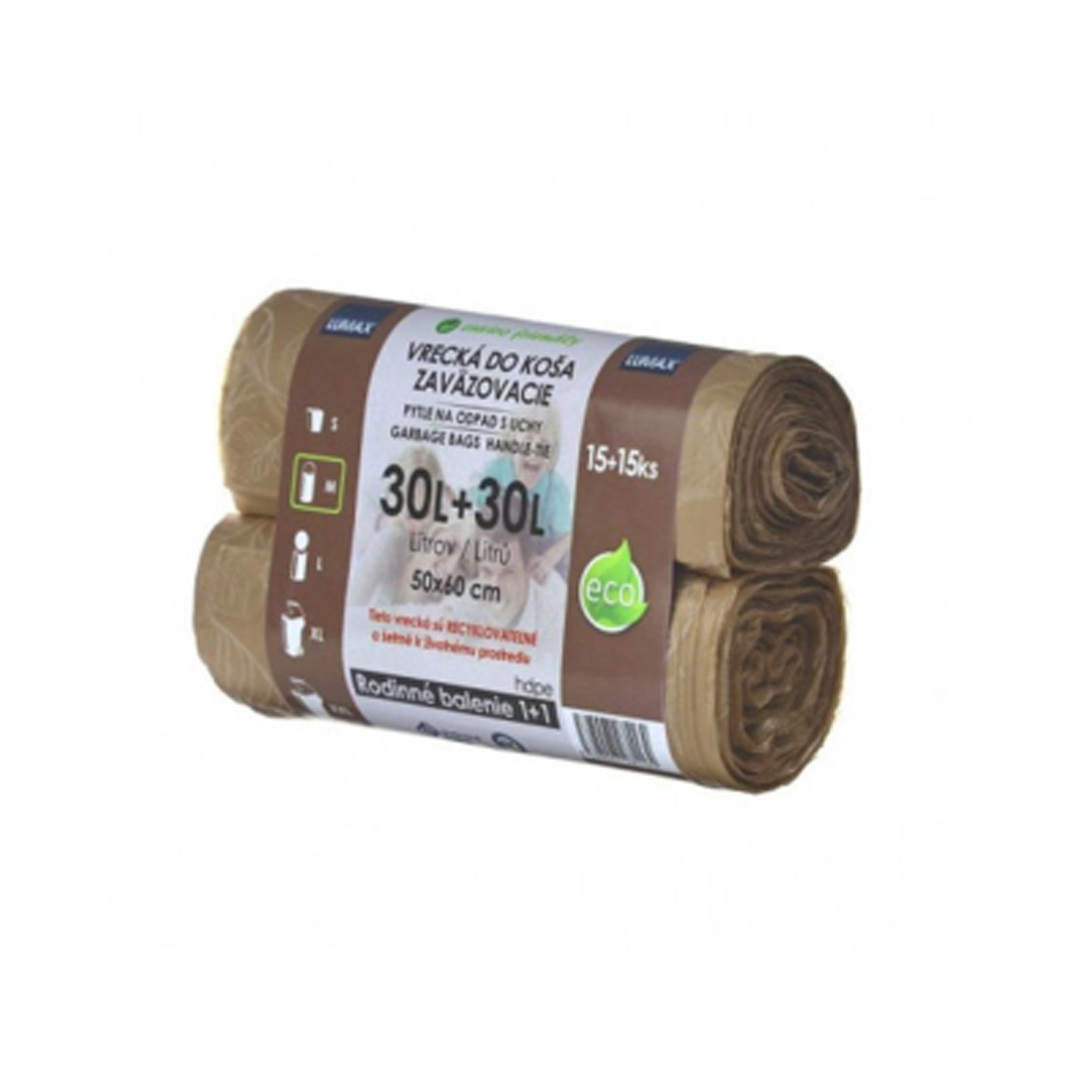Vrecia na odpad 30l 2 ks/bal 15ks