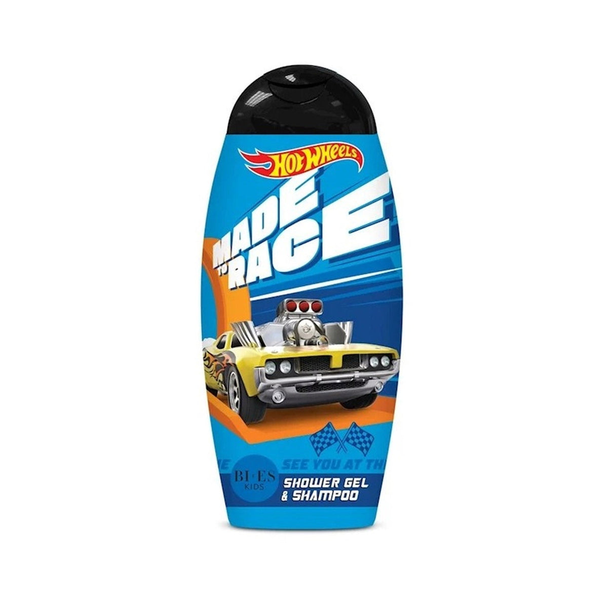 BI-ES HOT Wheels Made to Race 250ml sprchovy gél a sampón