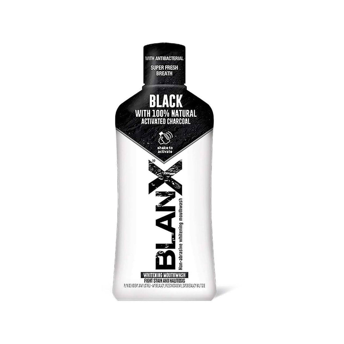 BlanX Ústná Voda 500ml Black Carbon